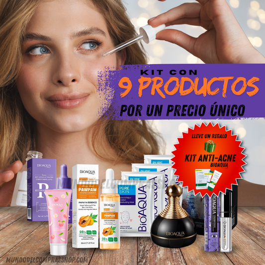 KIT MEGABOX 9 - CUIDADO, TRATAMIENTO Y BELLEZA EN UN SOLO KIT + REGALO🎁
